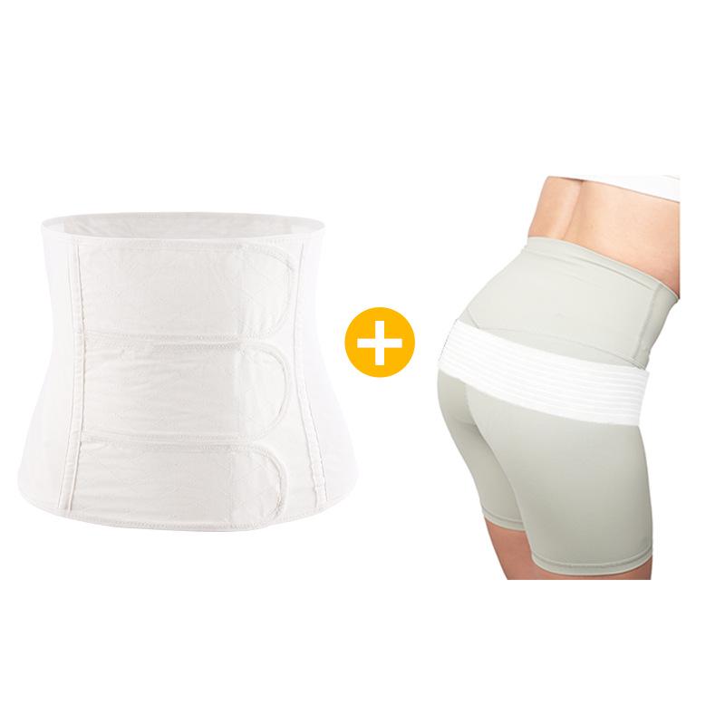 Pure Cotton Postpartum Abdominal Support Belt for C-section & Natural Birth - Breathable, Elastic Bandage.