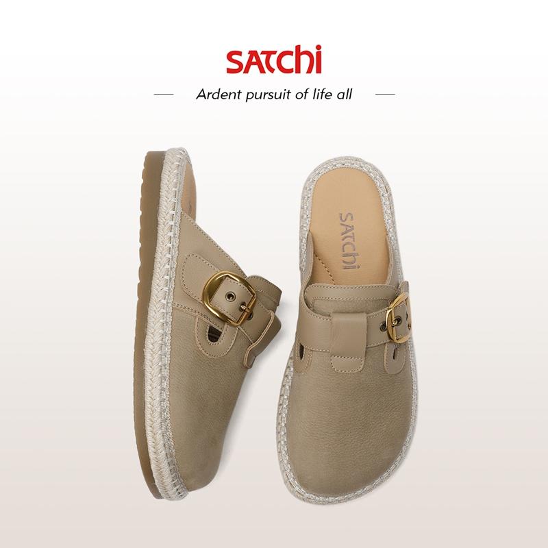 [Cowhide] Retro fisherman slippers, summer belt buckle, Haken slippers, casual vacation style women's shoes