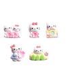 Cute Floral Cat Resin Accessories for DIY Phone Cases and Hair Clips