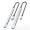 Aluminium Alloy Splitter OTG Adapter High Speed USB 3.0 Expander Docking Station Type-C HUB 7 Ports