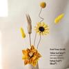 Zen Lotus Dried Flower Bouquet: Natural Chinese Style Living Room Decoration
