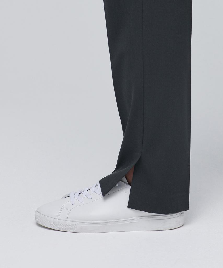 MUSINSA STANDARD Semi-Wide Slit Hidden Banding Slacks [Gray]