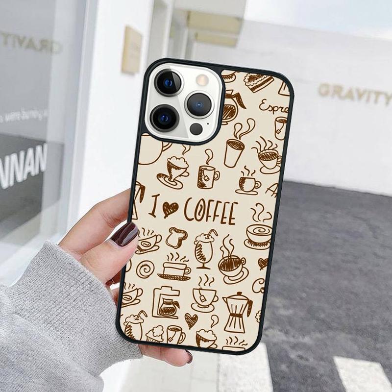 Кофе Зовет Забавная Страница Ответа на Телефон Чехол для Телефона Для iPhone 17 Air 15 16 Чехол 11 13 14 Pro Max 12 Plus Max XR