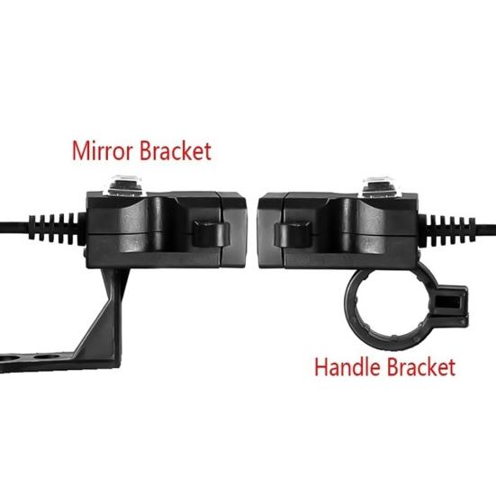 12-24 В/9-90 В два USB-порта, зеркало заднего вида на руль мотоцикла, зарядное устройство для телефона