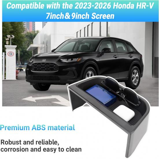 Center Console Organizer Dashboard Tray Compatible With -2026 Honda HR-V Interior Accessories, Dashboard Storage Organizer Box, Fits Both Honda HRV