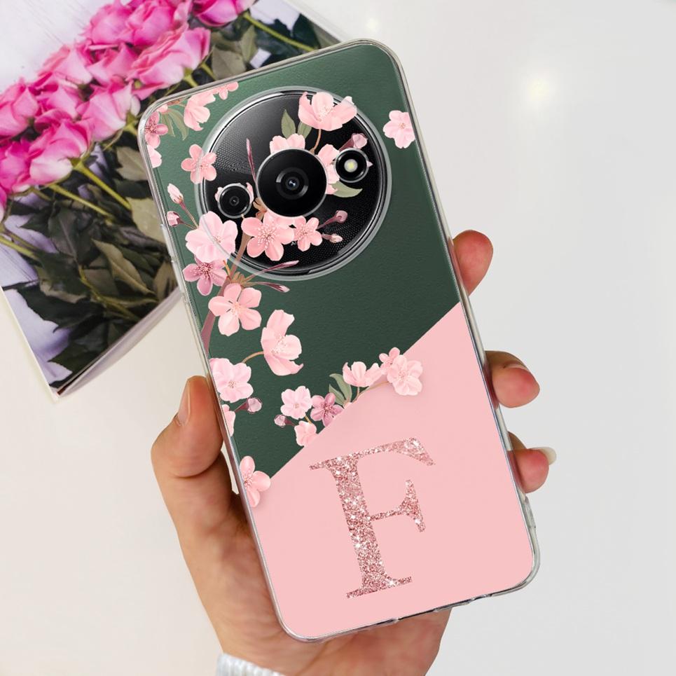 Чехол для телефона Xiaomi Redmi A3 4G Мягкая прозрачная силиконовая задняя крышка Для Xiaomi Mi A3 RedmiA3 Инициалы Буквы Чехлы Бампер Capas