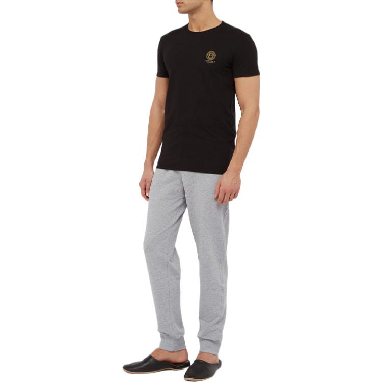 VERSACE Men's Medusa Undershirt Black AUU01005-A232741-A1008