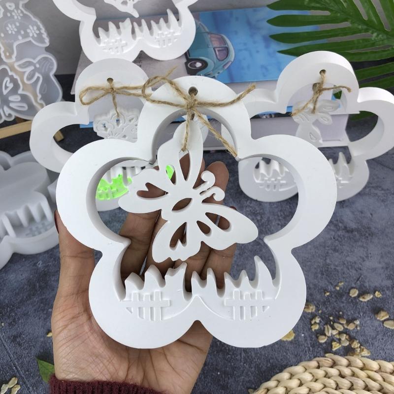 Практичные Прочные Силиконовые Формы для Заливки Портативные для Птичьих Домиков И Подсвечников для Домашних Декоративных Проектов