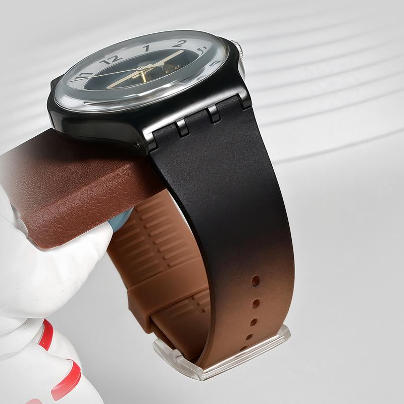19мм Силиконовый Мягкий Браслет для Swatch Цветной Резиновый Ремешок для Часов Спорт Замена Ремешка на Запястье Аксессуары