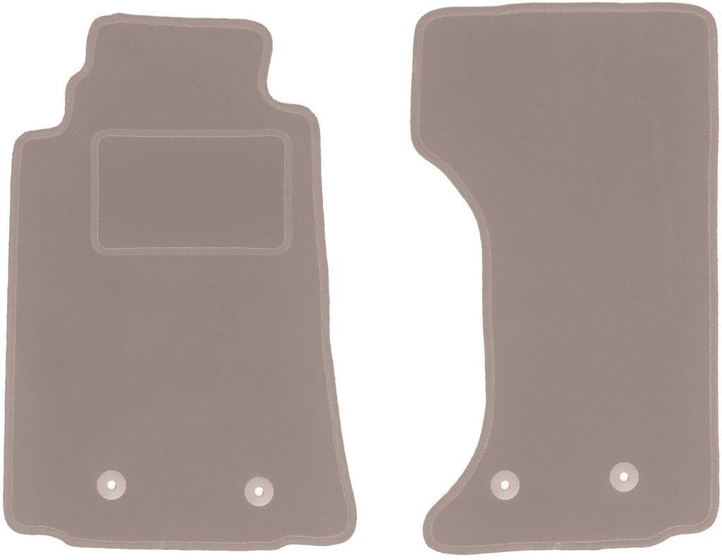Бежевые передние коврики для: Mazda MX-5 III кабриолет (2005-2015)
