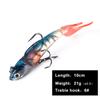 FishKing1/21pcs Lead Jig Soft Lure For Pike Muskie Bass Minnow Lure Length 8CM 10CM Weight 8.5G 21.5G