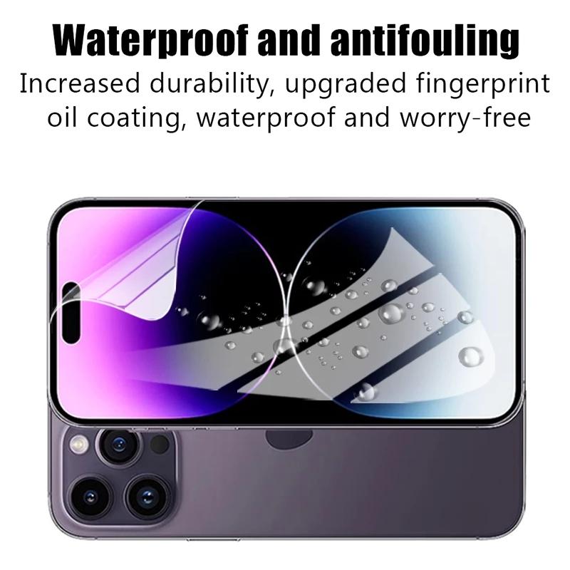 Гидрогелевая пленка для iPhone 14 15 Pro Max 12 13, мини-защитная пленка для экрана iPhone 11 12 13 14 Pro XS Max XR 7 8 6 14 15 Plus SE пленка