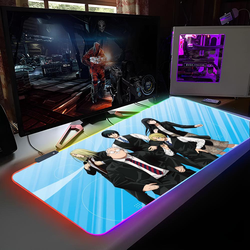 T-Taro S-Sakamoto-S Коврик для мыши Коврик для мыши с RGB-подсветкой Коврик для мыши для ноутбука Коврик для мыши для ноутбука Игровой Коврик для компьютерного стола Игровые аксессуары