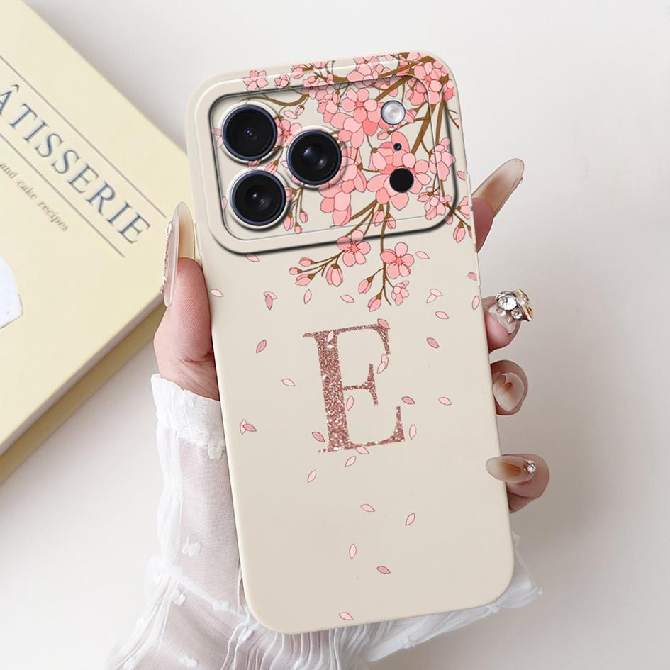 For iPhone 17 Pro 2025 Case For iPhone 17 Pro Max Cover Luxury Crown Flower Letters Soft Silicone Bumper For iPhone 17 Air Coque