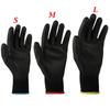 1/6 Pairs Safety PU Nylon Labor Protection Work Gloves Polyurethane Coated
