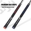 10 шт. Премиальные гольф-грипы Черная резина нескользящие Стандартный / Средний / Увеличенный 3 размера Грипы для гольф-клубов с 13 лентами