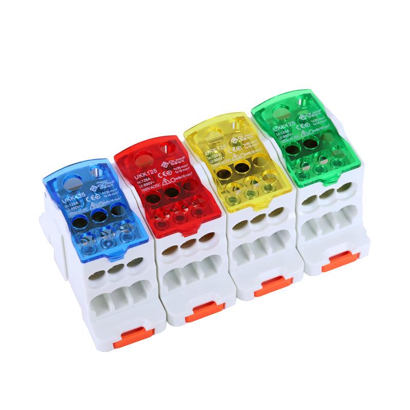 Maker CK-UKK DIN Rail Junction Box with Multiple Outputs - 80A, 125A, 160A, 250A, 400A, 500A