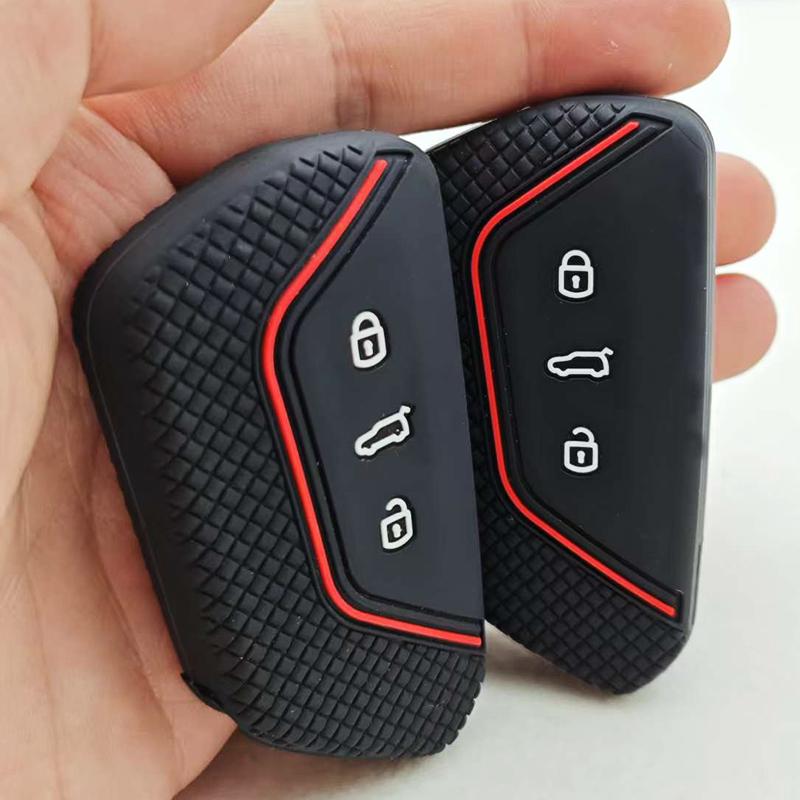 Для VW Golf 8 Mk8 GTI GTD R ID3 ID4 2020 Декоративный силиконовый чехол-обложка для автомобильного ключа Аксессуары для автомобильного ключа