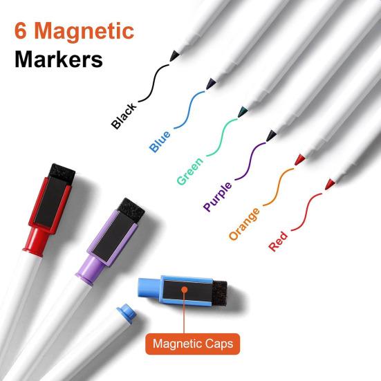 3 шт./набор магнитных наклеек для белой доски с ручками, ластик для доски, списки продуктов, графики домашних дел, меню