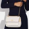 New COACH Klare Cow Leather Shoulder Bag, Crossbody Bag Medium Size Women's Chalk White CC353-IMCHK