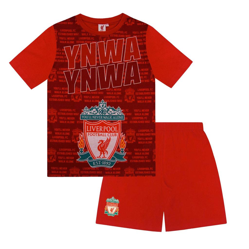 Liverpool FC Boys Ekitike 22 Sublimation Short Pyjama Set