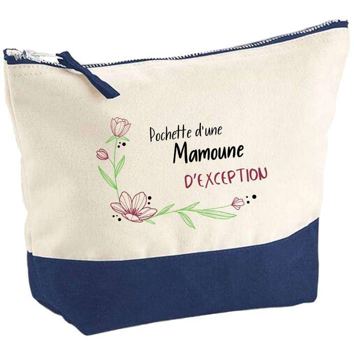Trousse de maquillage - PLANETEE - Mamoune d'exception - Grand format - Coton - Impression HD française