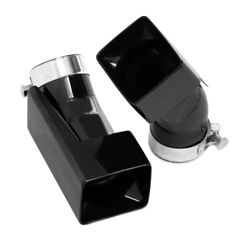 Black Warrior Quad-Outlet Honeycomb Tailpipe for Land Rover Defender Diesel