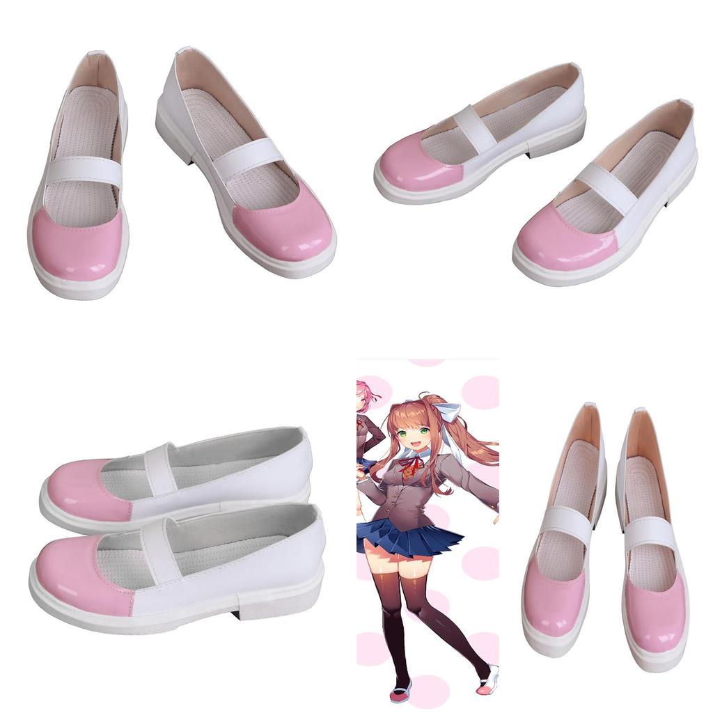 Туфли для косплея Моники из Doki Doki Literature Club премиум-качества для женщин