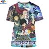SONSPEE Adventure Anime EDENS ZERO Granbell Shirt 3D Printing Men's Women's Man Harajuku Rebecca Oversize Tshirt Kids Tshirts Top