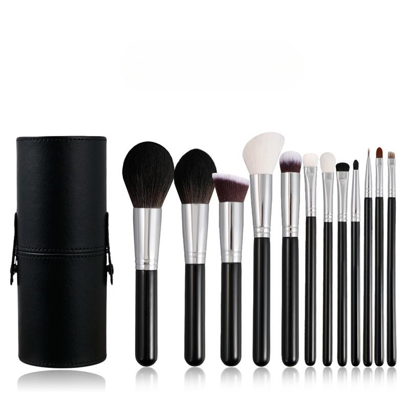 Foundation Brush, Loose Powder Brush, Eye Shadow Brush, 12 Makeup Brushes, Loose Powder Brush, Eye Brush, Blusher, Concealer Brush, Makeup Brush