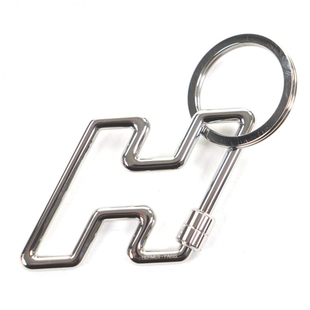 Pristine HERMES key ring H to speed key ring Silver mens Used
