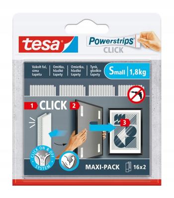 TESA Powerstrips Click S 16x2