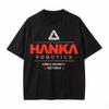 Hanka Robotics Космический Раздел 9 Винтажная Свободная Футболка Роскошная Унисекс Одежда Одежда Y2k Унисекс Роскошная Унисекс Одежда