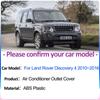 Car Air Outlet Covers for Land Rover Discovery 4 LR4 L319 2010~2016 Under Rear Seats Conditioner Vent Grille Interior Accessorie