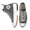 Converse Повседневные эспадрильи на платформе Run Star Hike с высоким верхом, унисекс, серые