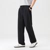 100% Breathable Cotton Summer New Thin Men's Elastic Waist Casual Pants