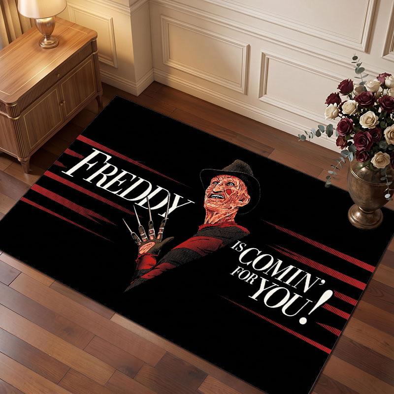 A Nightmare on Elm Street Freddy Krueger Rug Soft Thick Non Slip Floor Carpet for Bedroom Living Room Home Decor