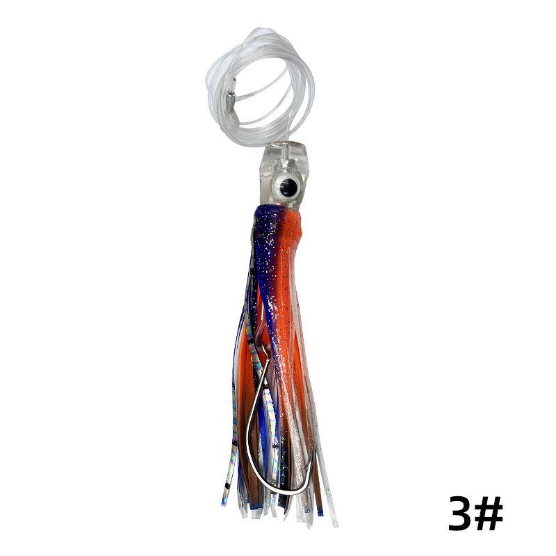 Мягкая приманка Leisure Guest 16 см/25 см для троллинговой рыбалки с лодки - приманка для тунца, кальмара, осьминога с крючком