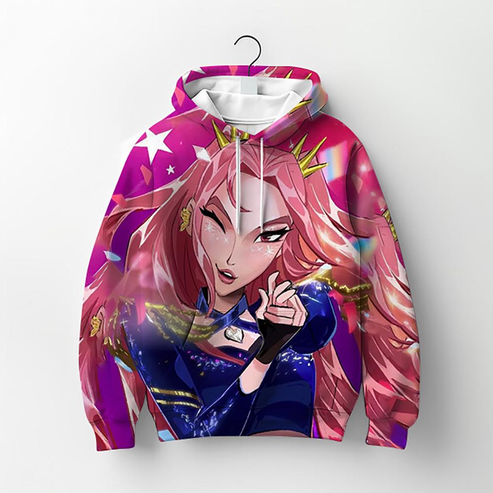 Casual Movie Hoodies Kid Hoodie Manga Kids Kpop Demon Hunters Children's Sweatshirt Cute Tiger Hoody for Boys Girls