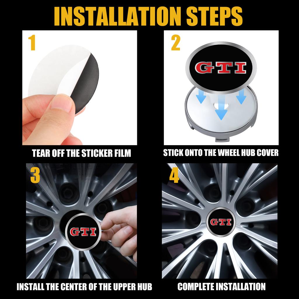 Для VOLKSWAGEN 4 шт. 60/63/68 мм Центральные колпачки на колеса автомобиля, эмблема, колпаки ступиц, автоаксессуары Для VW R Rline Golf 4Motion