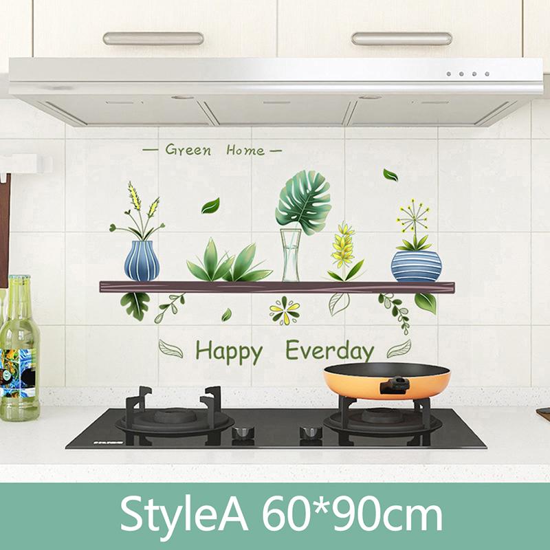 30*90см 60*90см Кухня Маслостойкая Наклейка Самоклеящиеся Водонепроницаемые Обои