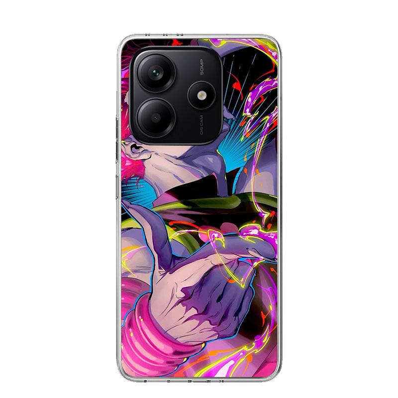 Huner X-Hunters Hisoka Phone Case For Xiaomi Redmi Note 13 14 15 Pro Plus 12S 12 14S 11S 11E 10 10S 11 11T 5G 4G Cover Coque Red