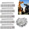 100Pcs Farm Equipment Pig Goat Ear Tag Identification Pig Sheep Ear Sign Sheep Earrings Lables Cow