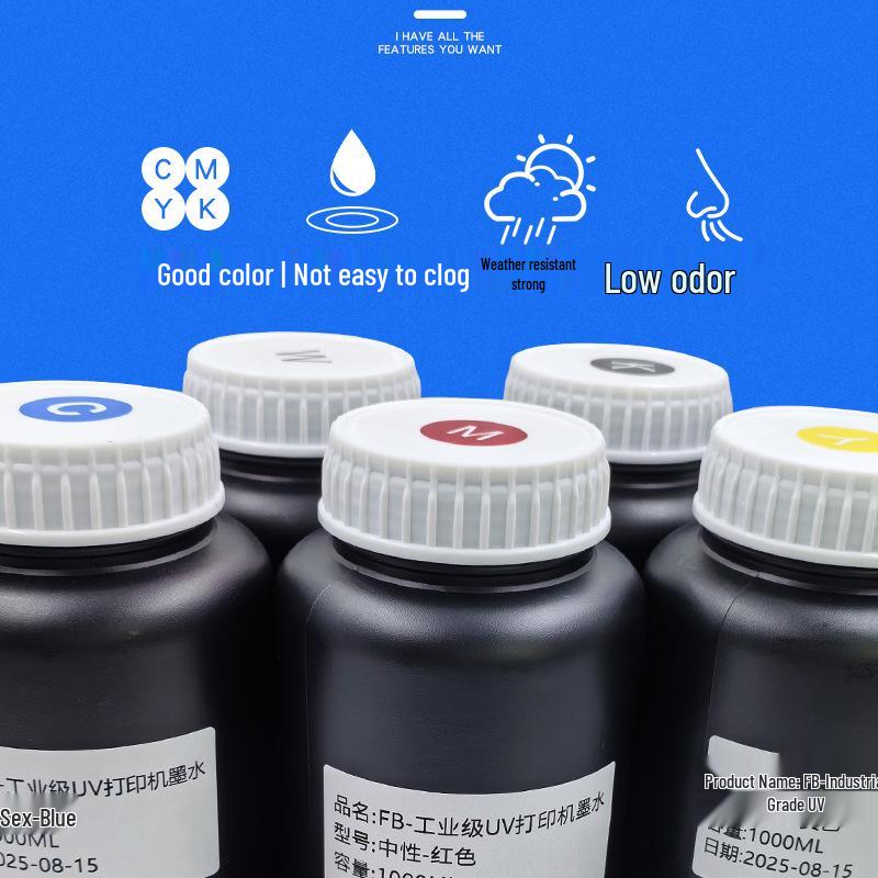 UV Waterproof Ink for Ricoh G5/6 Printheads - Compatible with Ricoh, Seiko, Konica