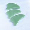 Guasha Stone Heart-Shaped Prevent Wrinkle Green Relax Muscle Guasha Scraper Stone for Unisex
