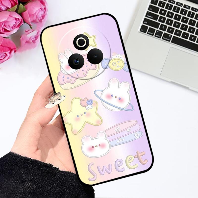 Чехол для Oppo Realme P3 Pro 5G Модный Цветной Расписной Силиконовый Мягкий Чехол для Телефона для Realme P 3 Pro 5G Ударопрочный Бамперные Оболочки