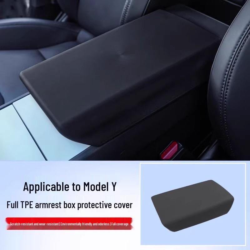 Чехол на подлокотник из ТПЭ для Tesla Model 3/Y - Защита центральной консоли