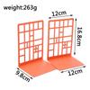 2Pcs Decorative Book Ends Metal Bookcase Railing New Book Divider  Office Home