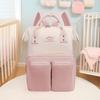 Stylish Multifunctional Mommy Backpack: Handheld & Shoulder Maternity Bag for Convenient Baby Outings