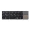 Wireless BT Keyboard Folding Keyboard Portable Ultra Slim BT Keyboard with Touchpad for